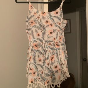 Aeropostale Bethany Mota collection Floral Romper